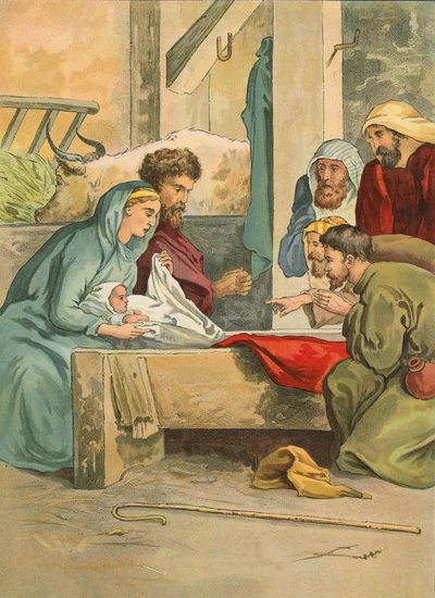 The birth of Christ by English School